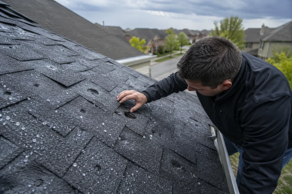 Hail Damage Roof Insurance Claim 2
