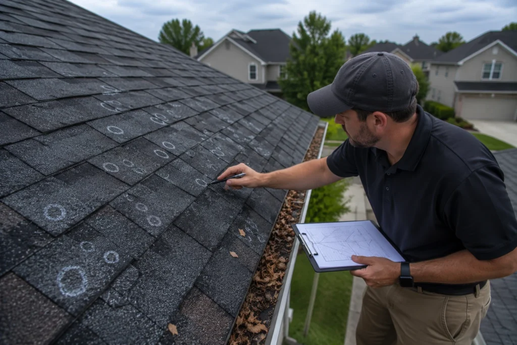 Hail Damage Roof Insurance Claim 7